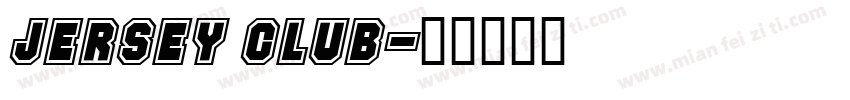 JERSEY CLUB字体转换